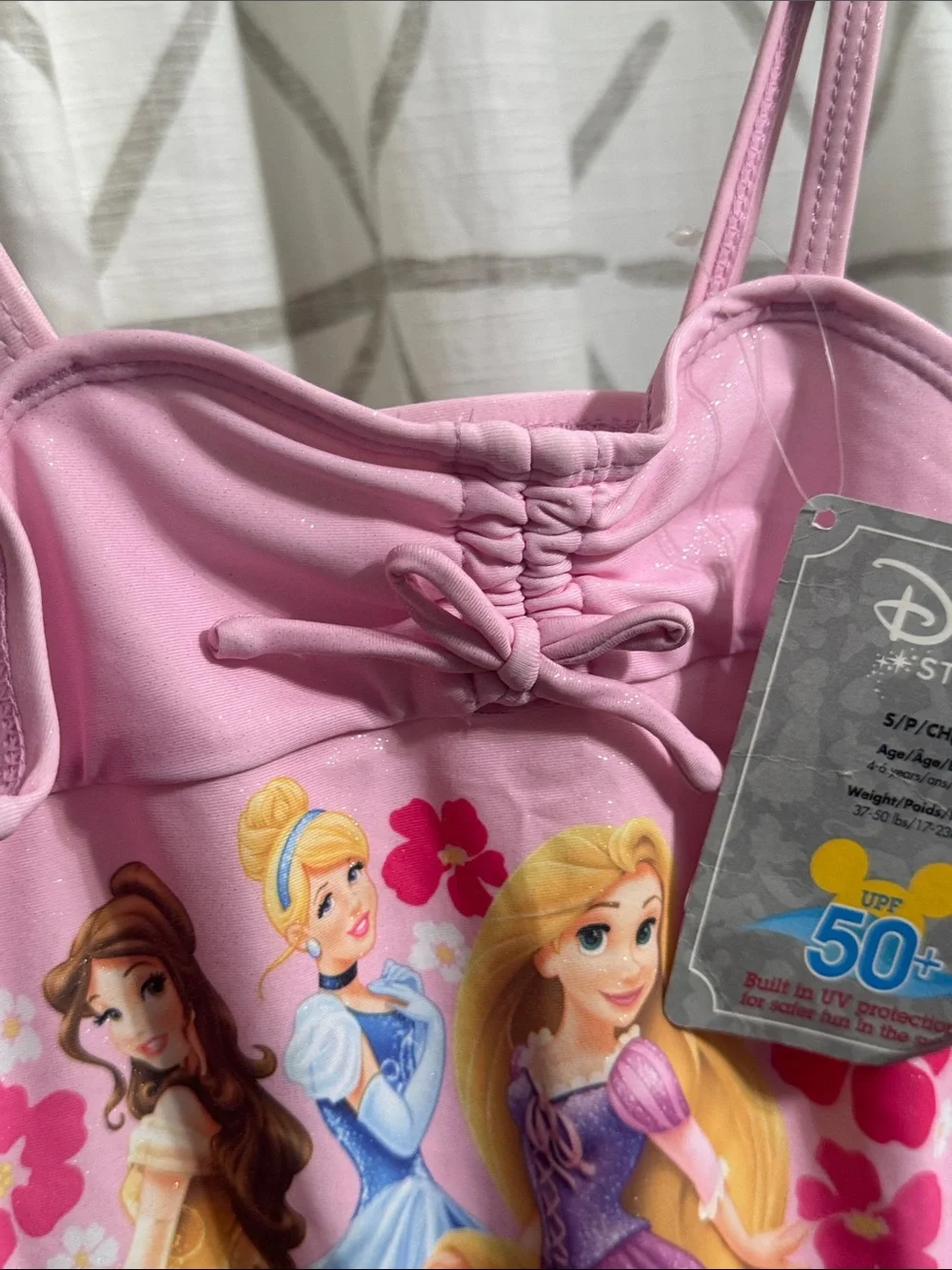 Disney Princess Pink Tutu Swimsuit for Kids